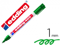 Edding 400, marcador punta cónica 1 mm, color verde