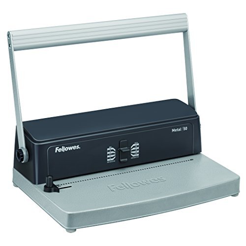 Fellowes Metal 50 - Encuadernadora para espiral metálica, uso moderado, formato A4 Fellowes Metal 50 - Encuadernadora para espiral metálica, uso moderado, formato A4