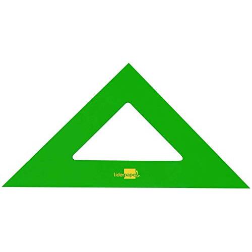 Escuadra verde sin graduar, 16 cm - Liderpapel Escuadra verde sin graduar, 16 cm - Liderpapel