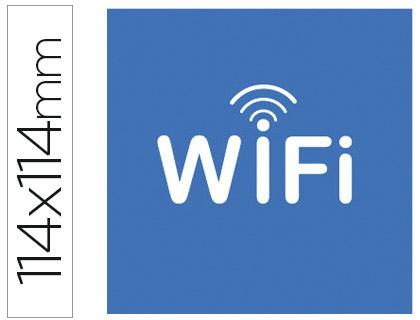 Etiqueta adhesiva «Internet por WiFi»