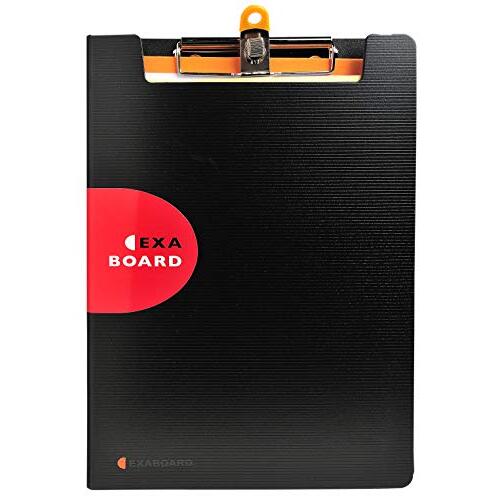 Exacompta Exaboard - Portabloc con solapa, bolsillo y portabolígrafos, bloc incluido, A4 Exacompta Exaboard - Portabloc con solapa, bolsillo y portabolígrafos, bloc incluido, A4