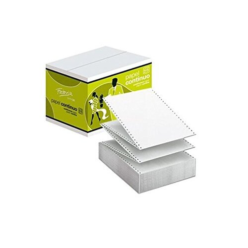 Fabrisa - Papel continuo 240x11". Blanco. 2 hojas (original y copia). Caja 1500 juegos Fabrisa - Papel continuo 240x11". Blanco. 2 hojas (original y copia). Caja 1500 juegos
