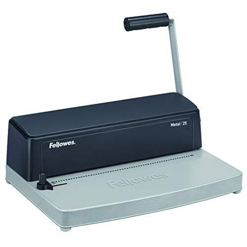 Fellowes Metal 25 — Encuadernadora para espiral metálica, manual, uso ocasional Fellowes Metal 25 — Encuadernadora para espiral metálica, manual, uso ocasional