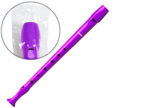 Flauta Hohner 9508 de color violeta con funda transparente
