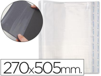 Forralibros adhesivo ajustable de polipropileno 270 × 505 mm