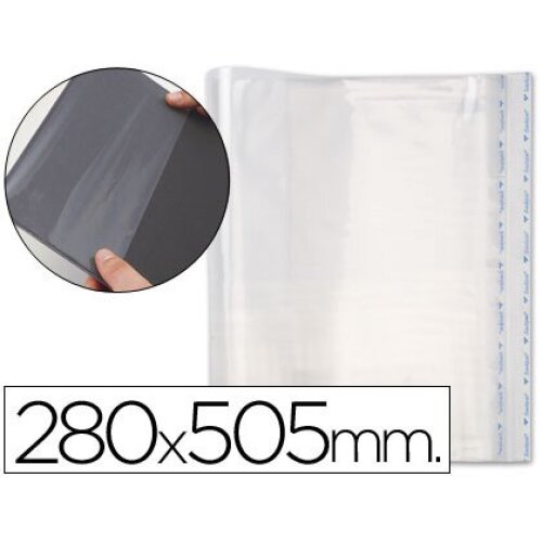 Forralibros adhesivo ajustable de polipropileno 280 × 505 mm Forralibros adhesivo ajustable de polipropileno 280 × 505 mm