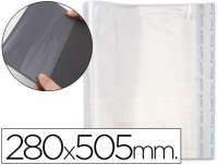 Forralibros adhesivo ajustable de polipropileno 280 × 505 mm