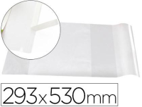 Forralibros adhesivo con solapa ajustable 293 × 530 mm