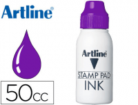 Frasco de 50 cc de tinta de sellar Artline violeta