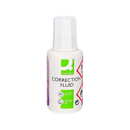 Frasco de corrector líquido con aplicador de espuma, 20 ml - Q-Connect Frasco de corrector líquido con aplicador de espuma, 20 ml - Q-Connect