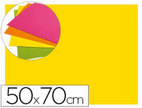 Goma eva de 50x70 cm y 2 mm espesor amarillo fluorescente