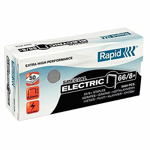 Caja 5000 grapas Rapid 66/8 Super Strong galvanizadas Caja 5000 grapas Rapid 66/8 Super Strong galvanizadas
