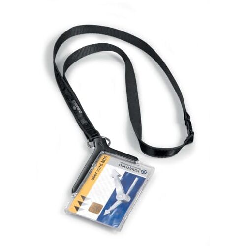 DUrable - Pack 10 portapasaportes colgantes con lanyard textil fijo DUrable - Pack 10 portapasaportes colgantes con lanyard textil fijo