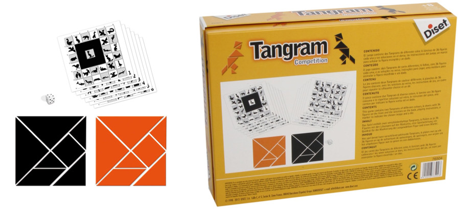 Tangram Doble plástico duro