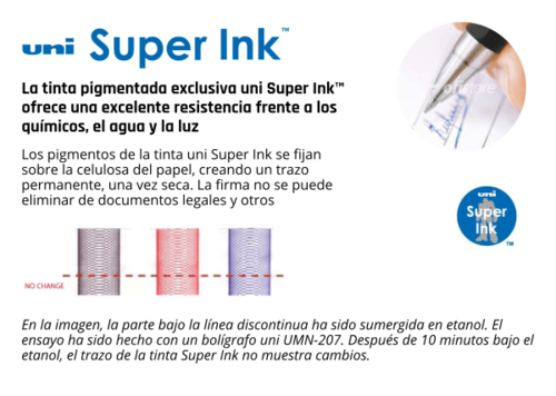 Tinta pigmentada uni Super Ink