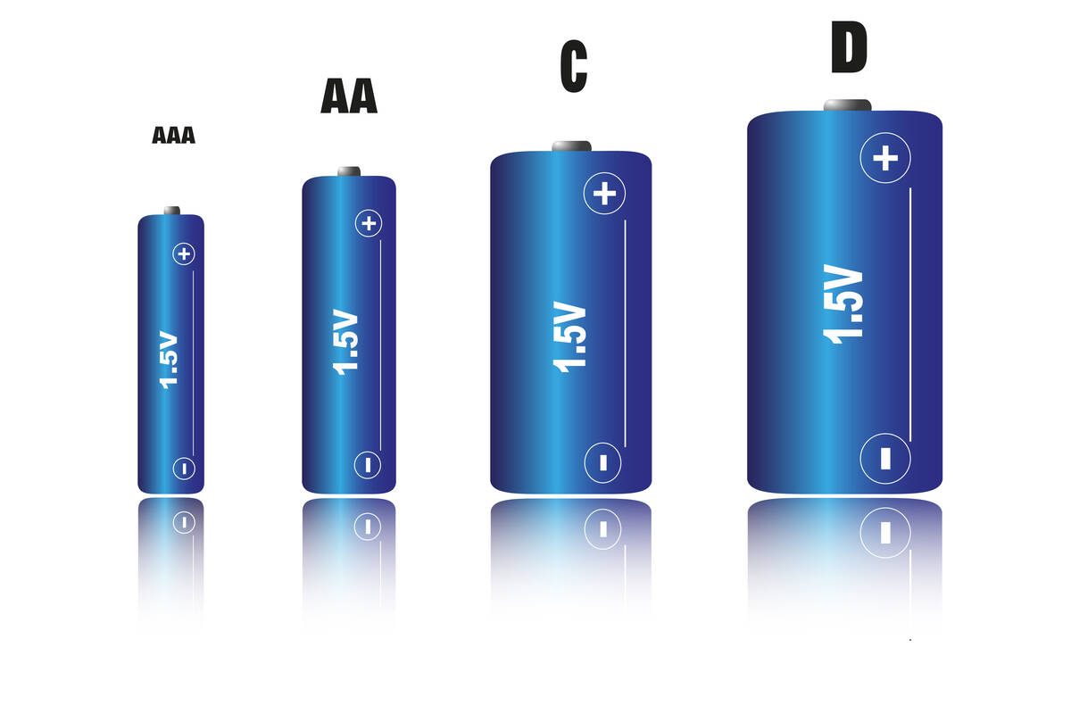 tipos de pilas cilindricas aaa aa c y d