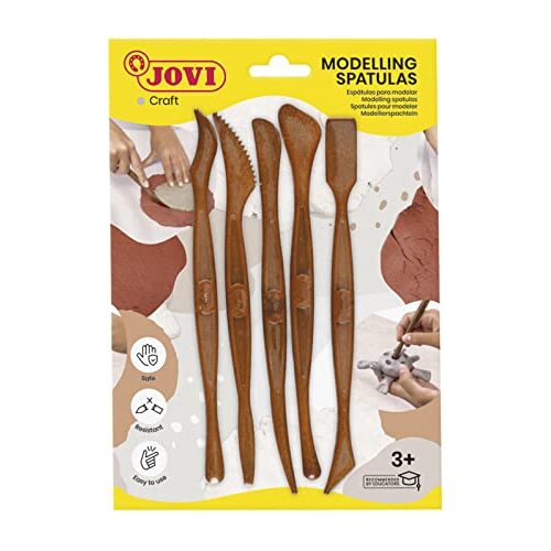 Jovi - Set 5 instrumentos para modelar plastilina, arcilla o pasta polimérica Jovi - Set 5 instrumentos para modelar plastilina, arcilla o pasta polimérica