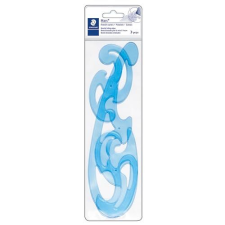 Staedtler - Juego 3 plantillas para curvas transparentes