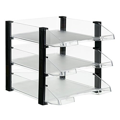 Módulo Jumborack de tres bandejas, 280×285×350 mm, negro - Archivo2000 Módulo Jumborack de tres bandejas, 280×285×350 mm, negro - Archivo2000