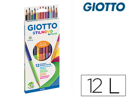 Lápices bicolor Giotto Stilnovo