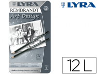 Lápices Lyra Rembrand Art Design con 12 durezas