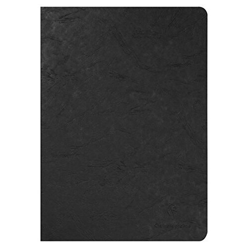 Libreta Clairefontaine con lomo entelado y cubiertas negras Libreta Clairefontaine con lomo entelado y cubiertas negras