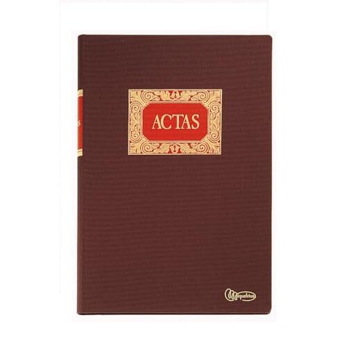 Miquelrius - Libro de actas con 50 hojas, tamaño folio Miquelrius - Libro de actas con 50 hojas, tamaño folio