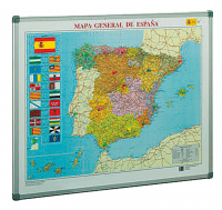 Mapa España Magnético Faibo, 103x129cm, autonómico