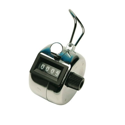 Máquina contadora de monedas manual, 4 dígitos (hasta 9999) - Q-Connect Máquina contadora de monedas manual, 4 dígitos (hasta 9999) - Q-Connect