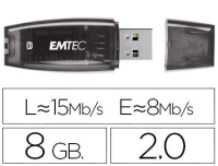 Memoria flash Emtec C410 USB 8 GB/2.0 morada
