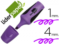 Mini marcador fluorescente Liderpapel violeta