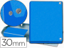 carpeta de proyectos 30 mm, azul