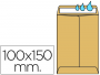  100x150 mm, papel kraft marrón 60 g/m²