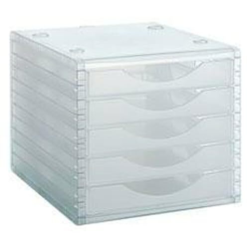 Módulo apilable 5 cajones transparentes, 260×270×340 mm - Archivo2000 4005TL Módulo apilable 5 cajones transparentes, 260×270×340 mm - Archivo2000 4005TL