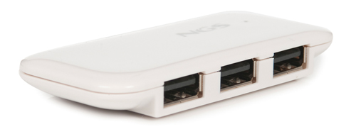 Multiplicador de puertos (HUB) USB 2.0, 4 puertos