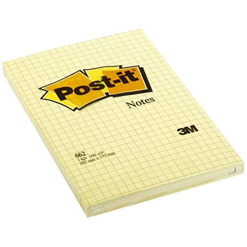 Bloc 100 notas Post-It cuadriculadas 102 × 152 mm Bloc 100 notas Post-It cuadriculadas 102 × 152 mm