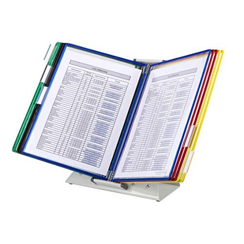 Clasificador tarifold de mesa con 10 fundas A4 Clasificador tarifold de mesa con 10 fundas A4