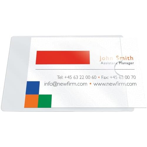 Fundas adhesivas para tarjetas de visita Fundas adhesivas para tarjetas de visita