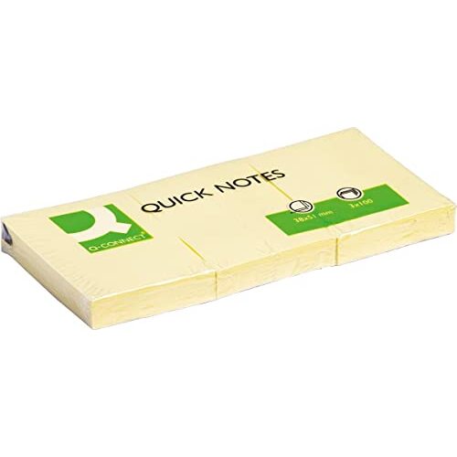 Taco 100 notas adhesivas amarillas de 40x50mm Taco 100 notas adhesivas amarillas de 40x50mm