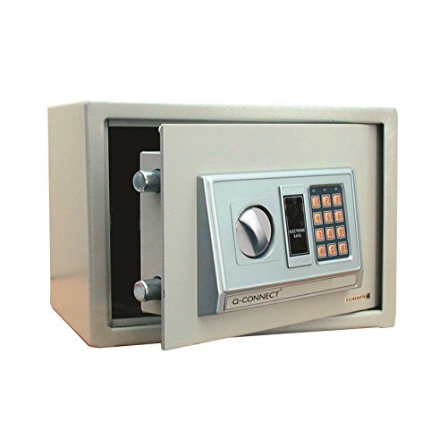 Caja de seguridad electrónica con clave, 10 litros, 310 × 200 × 200 mm, con kit fijación Caja de seguridad electrónica con clave, 10 litros, 310 × 200 × 200 mm, con kit fijación