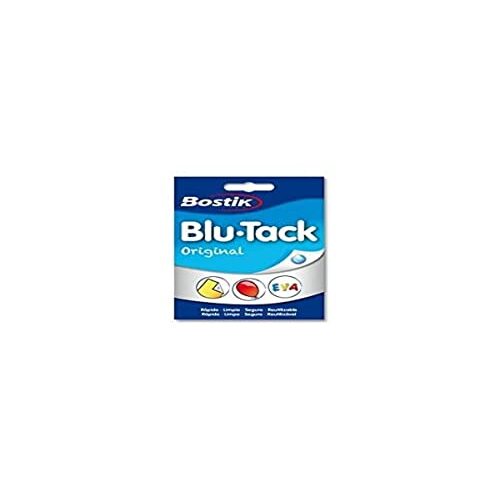 Masilla adhesiva Blu Tack original de color azul Masilla adhesiva Blu Tack original de color azul