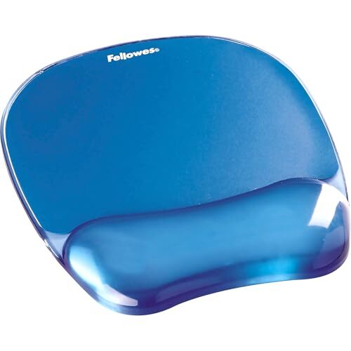 Alfombrilla para raton Fellowes Azul con reposamuñecas de gel Alfombrilla para raton Fellowes Azul con reposamuñecas de gel