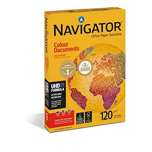 Paquete papel Din A3 120 gramos, Navigator Colour Documents, 500 hojas Paquete papel Din A3 120 gramos, Navigator Colour Documents, 500 hojas