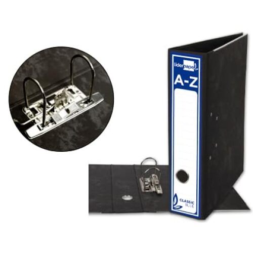 Archivadores negros AZ Liderpapel Archivadores negros AZ Liderpapel