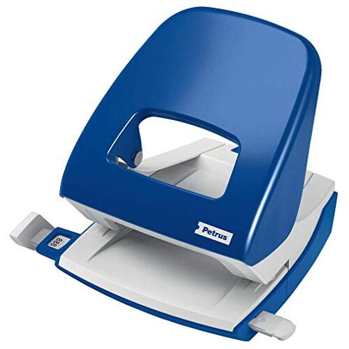 Taladrador de papel Petrus 52, rojo, azul o negro Taladrador de papel Petrus 52, rojo, azul o negro