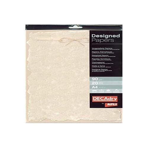 Papel pergamino con bordes irregulares A4 Papel pergamino con bordes irregulares A4