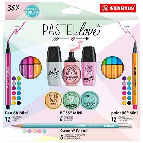 Marcadores Stabilo Mini Pastel Love Marcadores Stabilo Mini Pastel Love