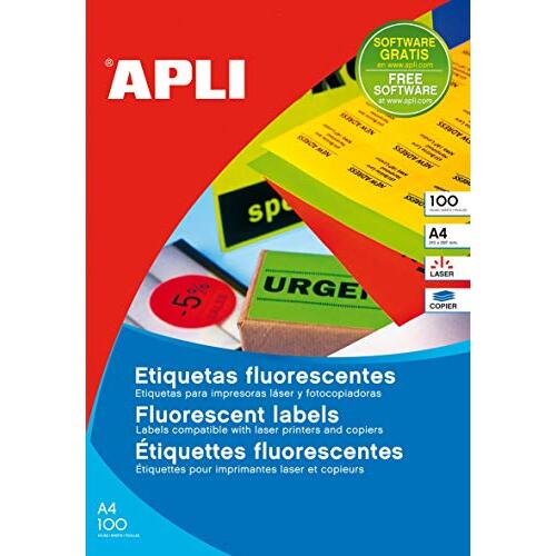 Etiquetas Apli fluorescentes Etiquetas Apli fluorescentes