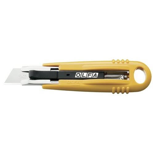 OLFA SK-4/GREEN, cúter de seguridad con retroceso automático de la hoja, fabricado con plástico reciclado OLFA SK-4/GREEN, cúter de seguridad con retroceso automático de la hoja, fabricado con plástico reciclado