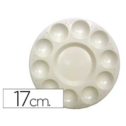 Paleta para artistas circular, plástico blanco - Artist Paleta para artistas circular, plástico blanco - Artist